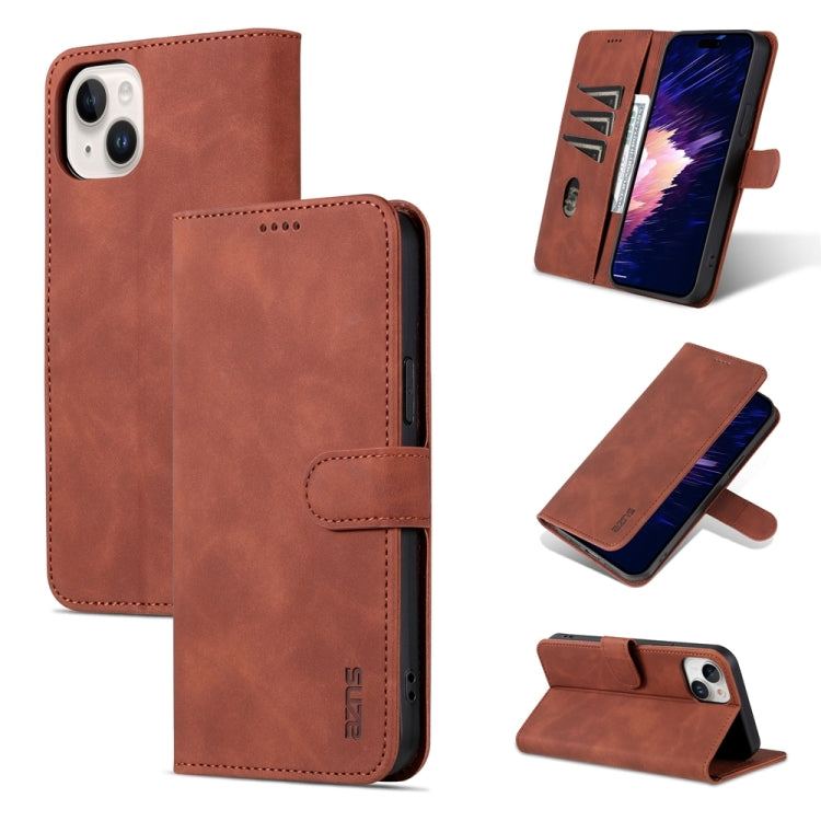 AZNS Skin Feel Calf Texture Flip Leather Phone Case