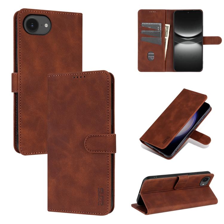 AZNS Skin Feel Calf Texture Flip Leather Phone Case
