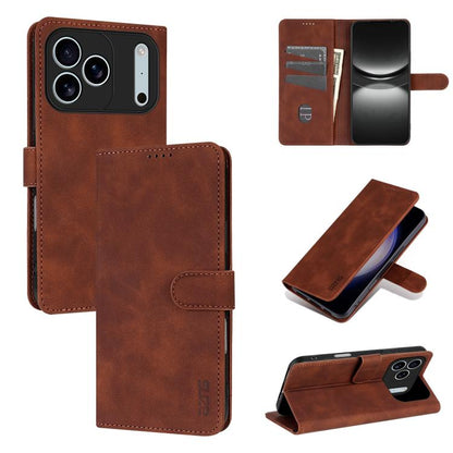 AZNS Skin Feel Calf Texture Flip Leather Phone Case