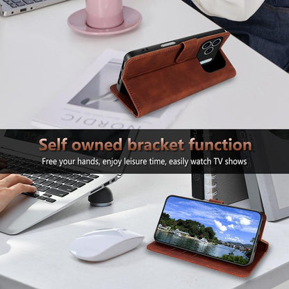 AZNS Skin Feel Calf Texture Flip Leather Phone Case