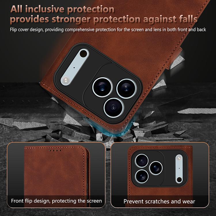 AZNS Skin Feel Calf Texture Flip Leather Phone Case
