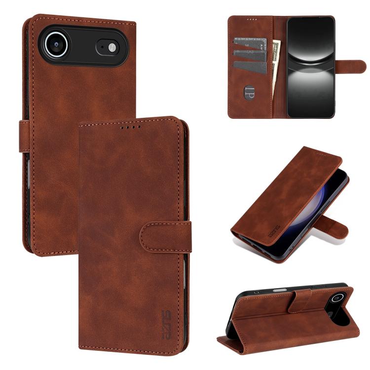 AZNS Skin Feel Calf Texture Flip Leather Phone Case