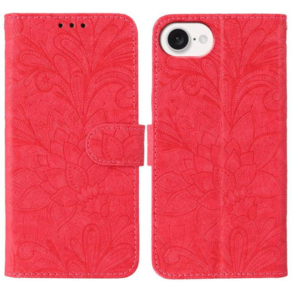 Lace Flower Embossing Flip Leather Phone Case