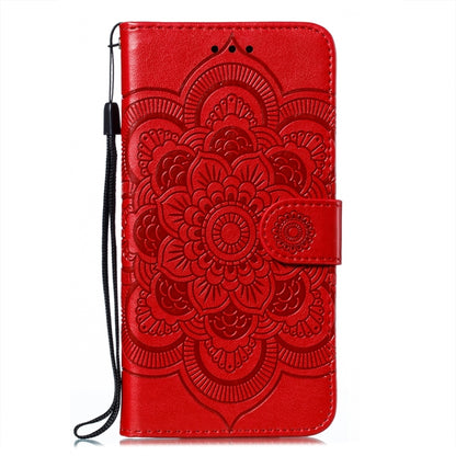 Sun Mandala Embossing Leather Phone Case