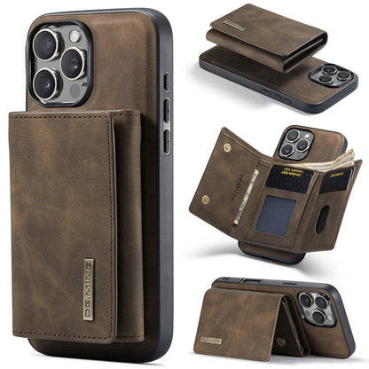 DG.MING M1 Series 3-Fold Multi Card Wallet Leather Phone Case