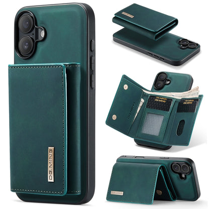 DG.MING M1 Series 3-Fold Multi Card Wallet Leather Phone Case