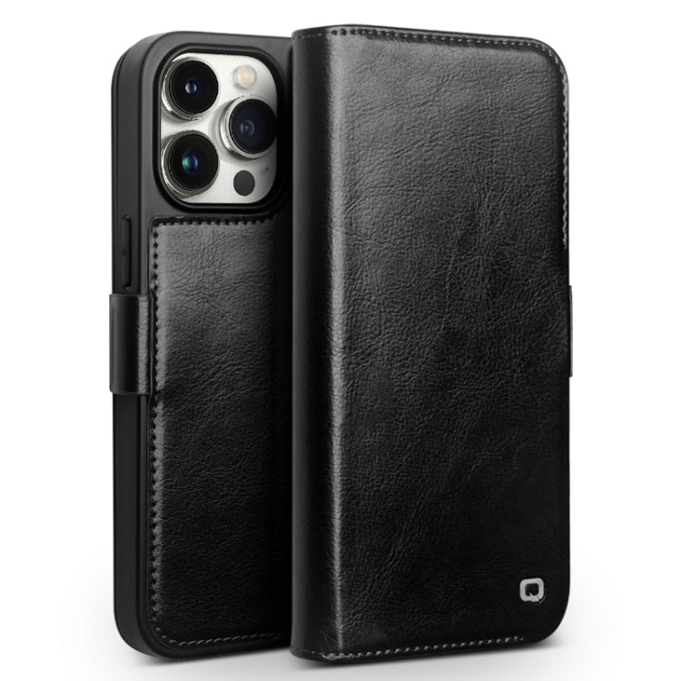 QIALINO Classic 103 Buckle Genuine Leather Phone Case