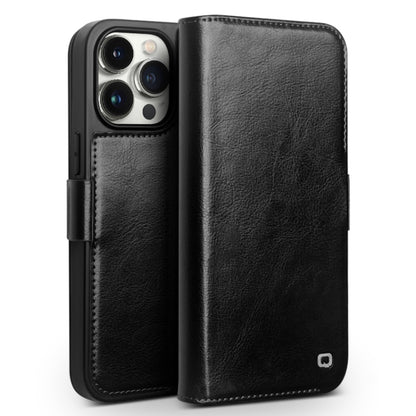 QIALINO Classic 103 Buckle Genuine Leather Phone Case