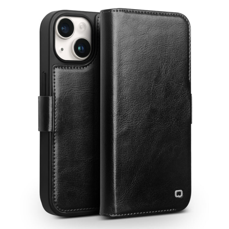 QIALINO Classic 103 Buckle Genuine Leather Phone Case