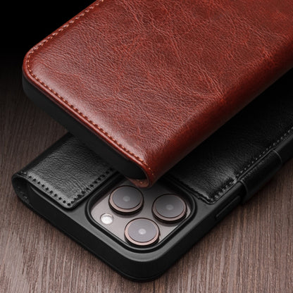 QIALINO Classic 103 Buckle Genuine Leather Phone Case