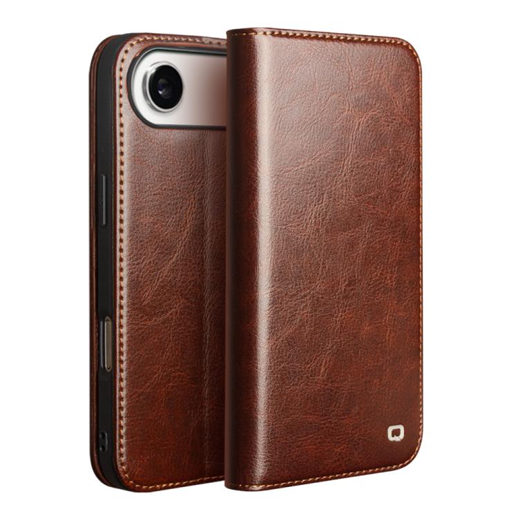 QIALINO Classic Genuine Leather Phone Case