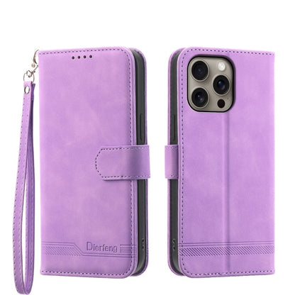 Dierfeng Dream Line TPU Hybrid PU Leather Phone Case