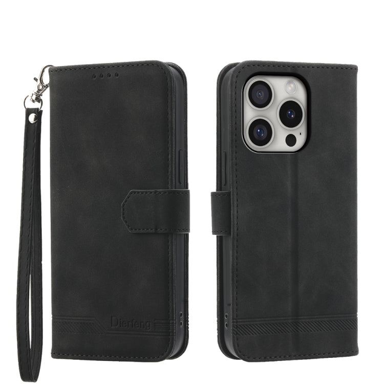 Dierfeng Dream Line TPU Hybrid PU Leather Phone Case