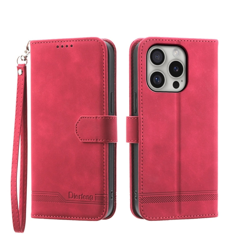 Dierfeng Dream Line TPU Hybrid PU Leather Phone Case