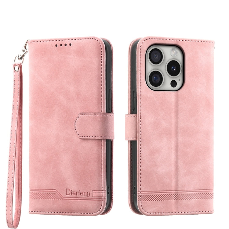 Dierfeng Dream Line TPU Hybrid PU Leather Phone Case