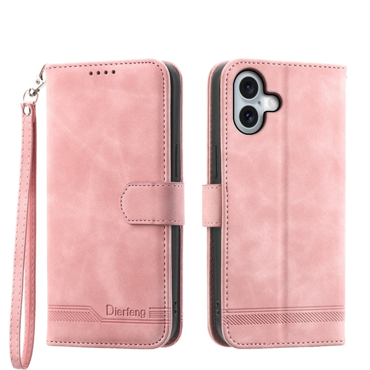 Dierfeng Dream Line TPU Hybrid PU Leather Phone Case