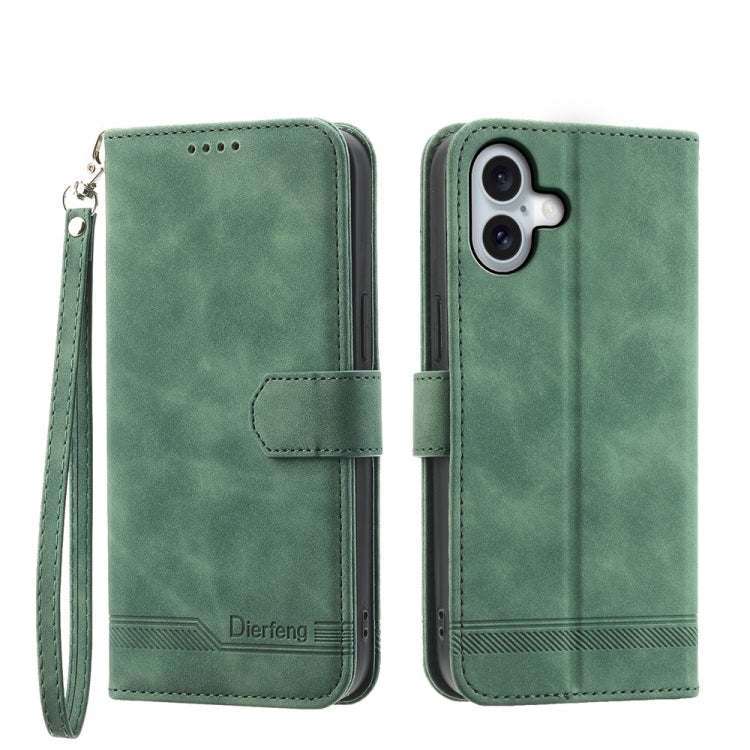 Dierfeng Dream Line TPU Hybrid PU Leather Phone Case
