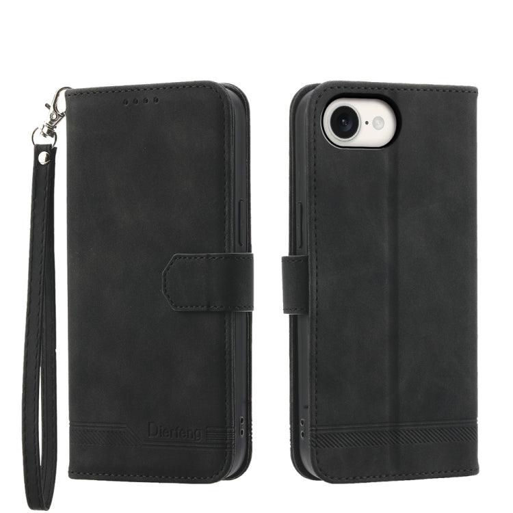 Dierfeng Dream Line TPU Hybrid PU Leather Phone Case