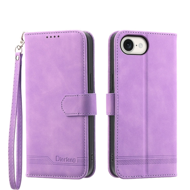 Dierfeng Dream Line TPU Hybrid PU Leather Phone Case