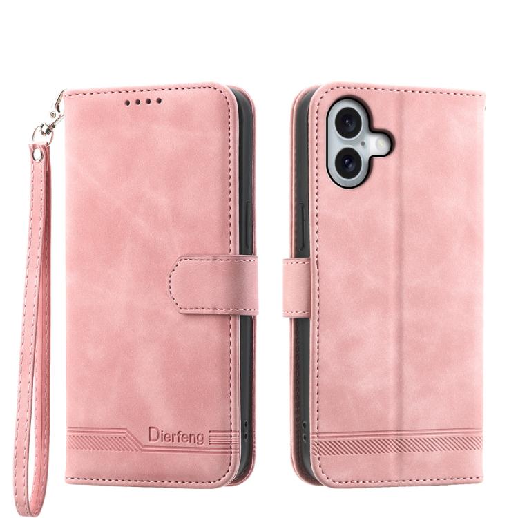 Dierfeng Dream Line TPU Hybrid PU Leather Phone Case
