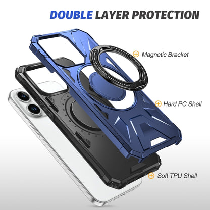 MagSafe Magnetic Shockproof Phone Case with Ring Holder