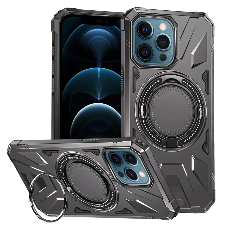 MagSafe Magnetic Shockproof Phone Case with Ring Holder