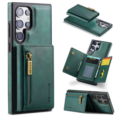 DG.MING M5 Series Zip RFID Multi Card Detachable Leather Phone Case