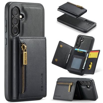 DG.MING M5 Series Zip RFID Multi Card Detachable Leather Phone Case