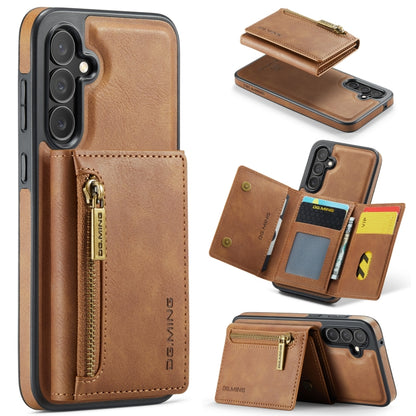 DG.MING M5 Series Zip RFID Multi Card Detachable Leather Phone Case