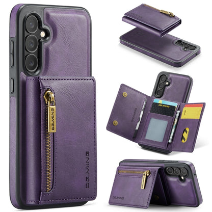 DG.MING M5 Series Zip RFID Multi Card Detachable Leather Phone Case