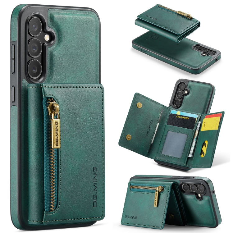 DG.MING M5 Series Zip RFID Multi Card Detachable Leather Phone Case