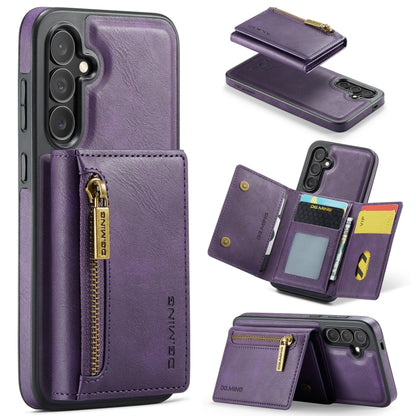 DG.MING M5 Series Zip RFID Multi Card Detachable Leather Phone Case