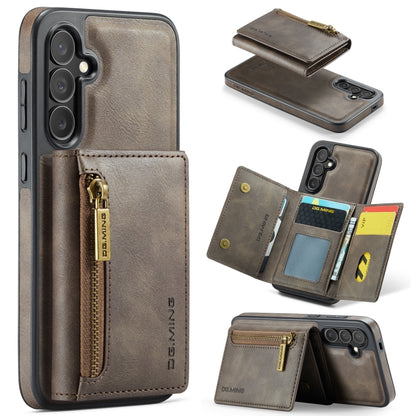 DG.MING M5 Series Zip RFID Multi Card Detachable Leather Phone Case
