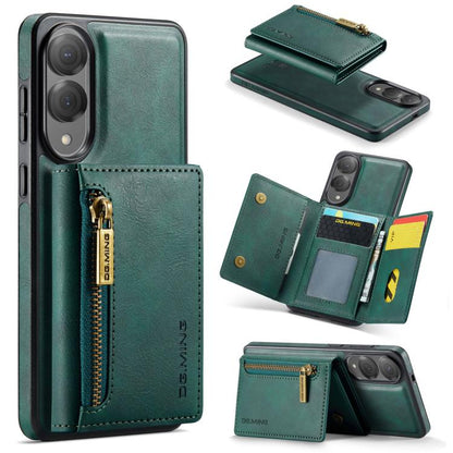 DG.MING M5 Series Zip RFID Multi Card Detachable Leather Phone Case