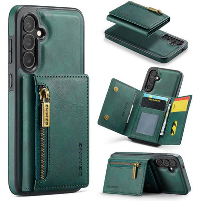 DG.MING M5 Series Zip RFID Multi Card Detachable Leather Phone Case