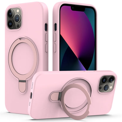 Liquid Silicone MagSafe Magnetic Phone Case with Ring Holder