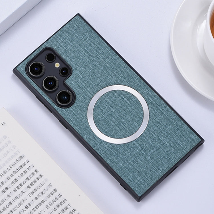 Magsafe Magnetic Ring Cloth Texture Phone Case