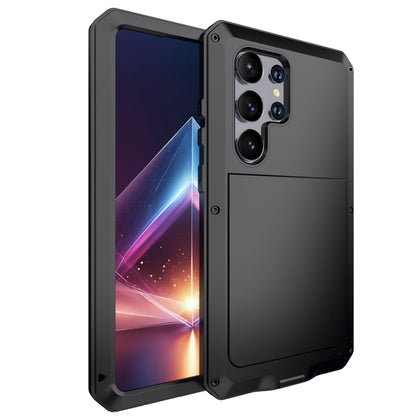 Shockproof Life Waterproof Silicone + Zinc Alloy Phone Case