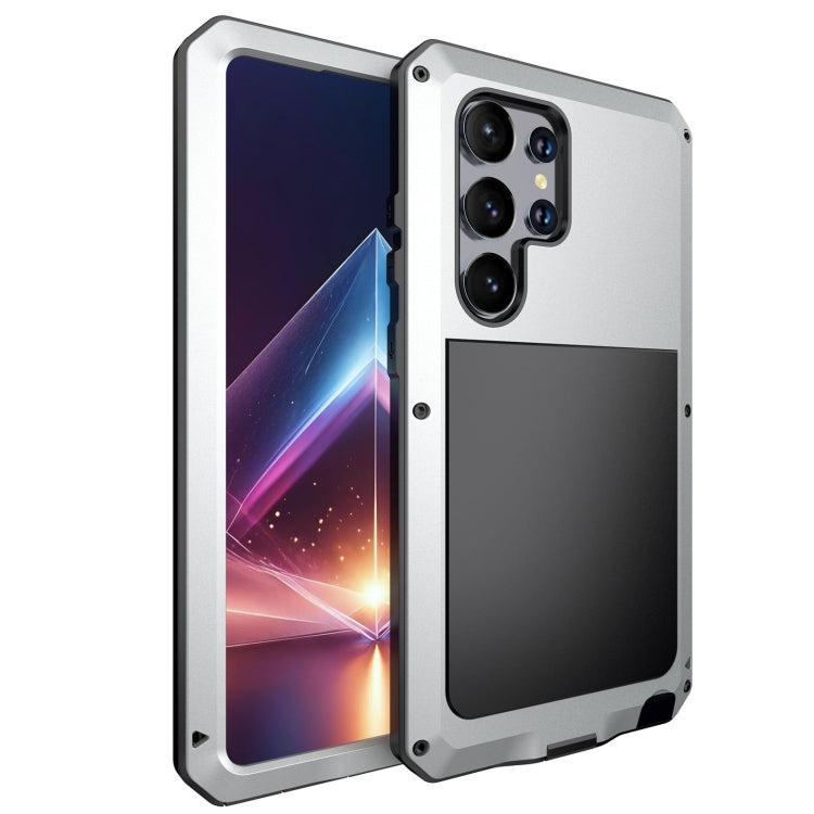 Shockproof Life Waterproof Silicone + Zinc Alloy Phone Case