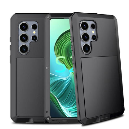 Shockproof Life Waterproof Silicone + Zinc Alloy Phone Case