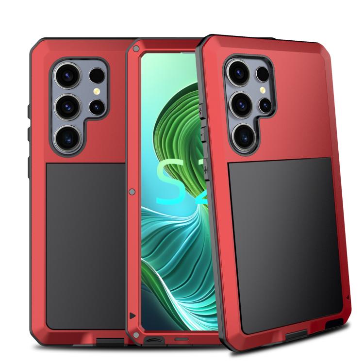 Shockproof Life Waterproof Silicone + Zinc Alloy Phone Case