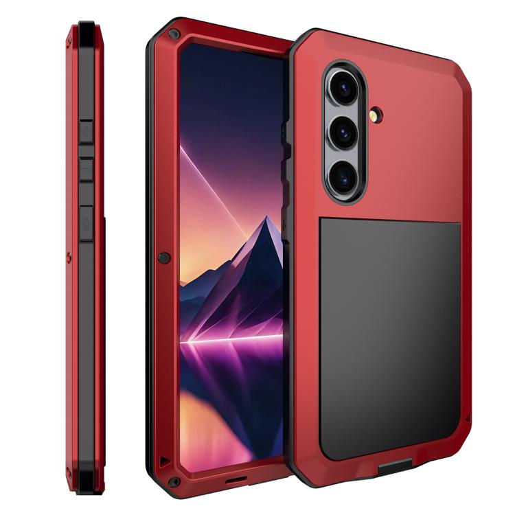 Shockproof Life Waterproof Silicone + Zinc Alloy Phone Case