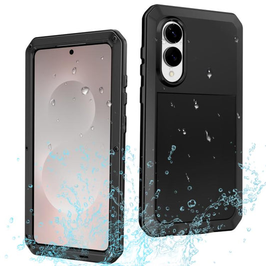 Shockproof Life Waterproof Silicone + Zinc Alloy Phone Case