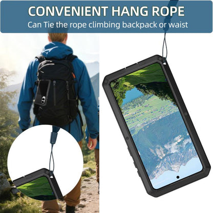 Shockproof Life Waterproof Silicone + Zinc Alloy Phone Case