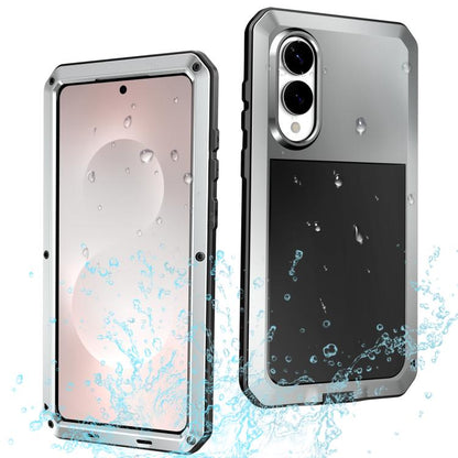 Shockproof Life Waterproof Silicone + Zinc Alloy Phone Case