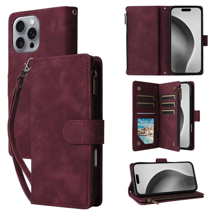 Multifunctional Multi-Card Wallet Phone Leather Case