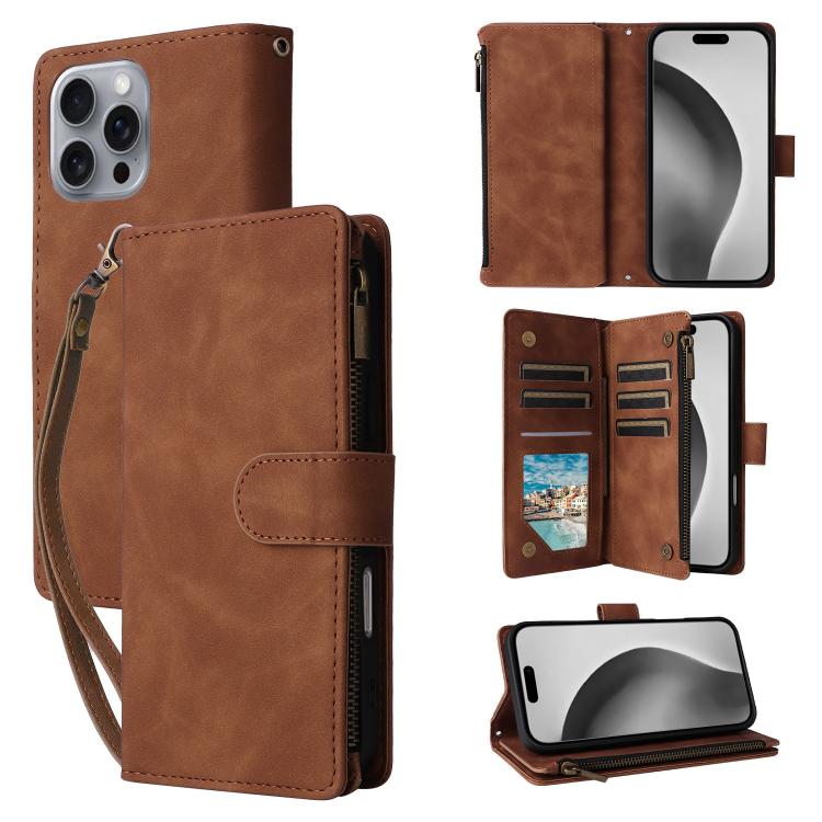 Multifunctional Multi-Card Wallet Phone Leather Case