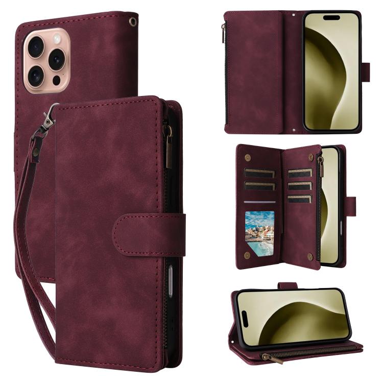 Multifunctional Multi-Card Wallet Phone Leather Case