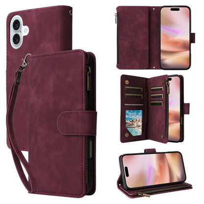 Multifunctional Multi-Card Wallet Phone Leather Case