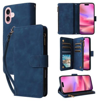 Multifunctional Multi-Card Wallet Phone Leather Case